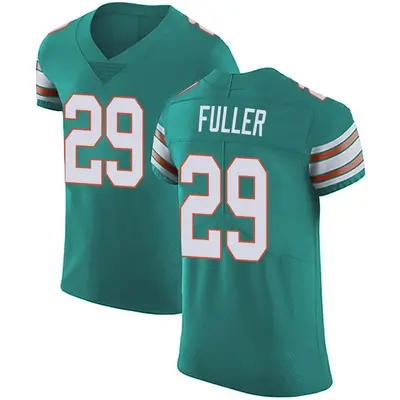 Men's Kendall Fuller Miami Dolphins Aqua Alternate Vapor Untouchable Jersey - Green Elite