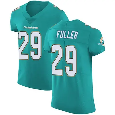 Men's Kendall Fuller Miami Dolphins Aqua Team Color Vapor Untouchable Jersey - Green Elite
