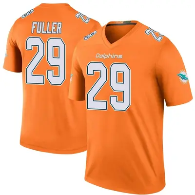 Youth Kendall Fuller Miami Dolphins Color Rush Jersey - Orange Legend