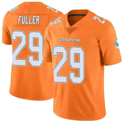 Youth Kendall Fuller Miami Dolphins Color Rush Jersey - Orange Limited